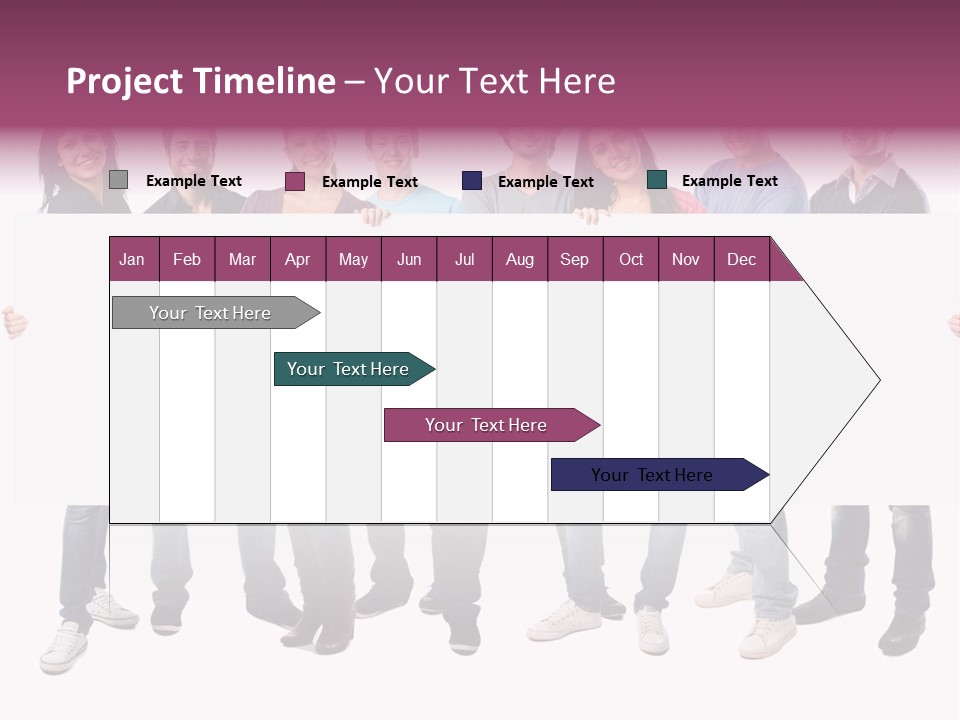 White Board Displaying PowerPoint Template
