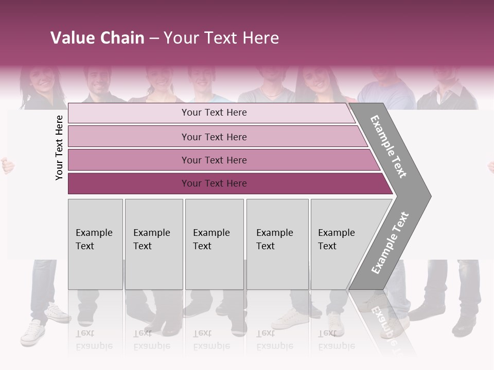 White Board Displaying PowerPoint Template