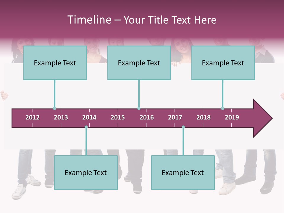 White Board Displaying PowerPoint Template