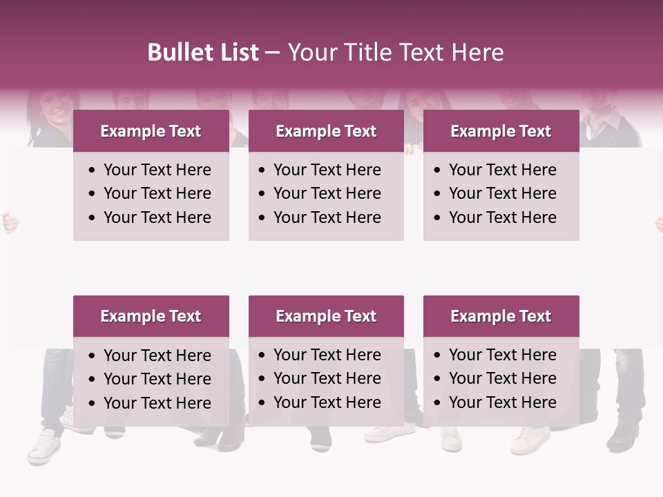 White Board Displaying PowerPoint Template
