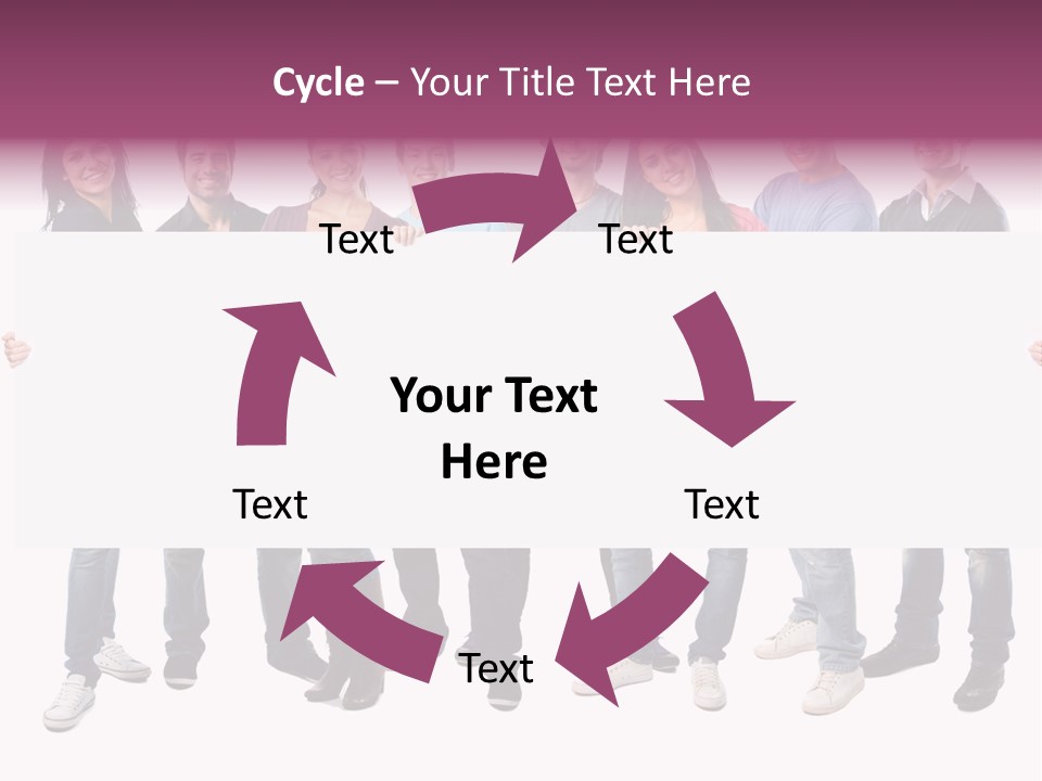 White Board Displaying PowerPoint Template