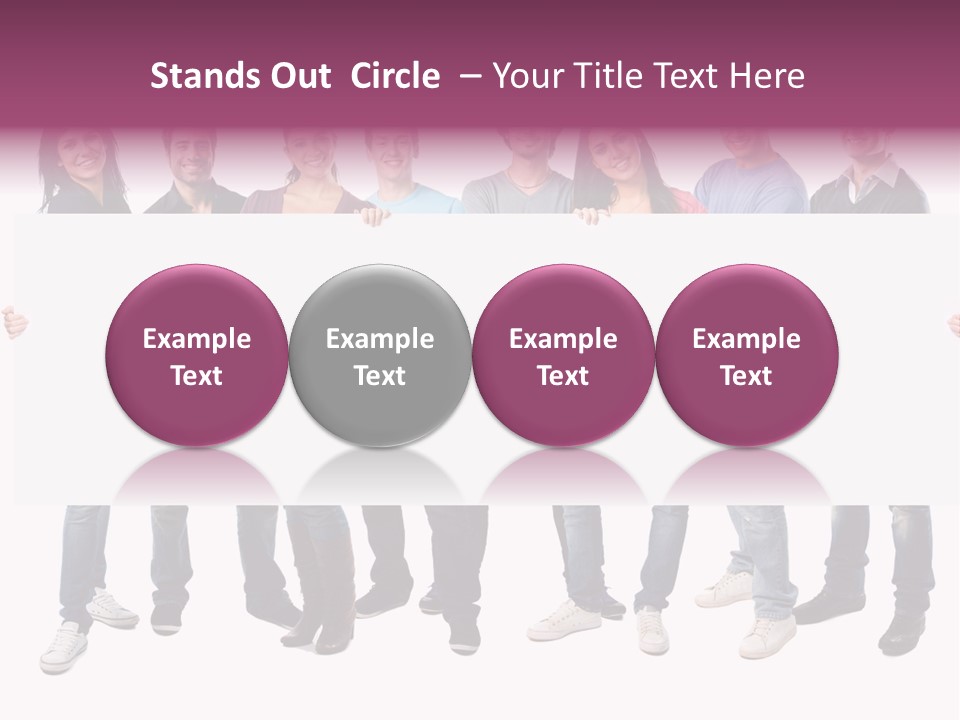 White Board Displaying PowerPoint Template