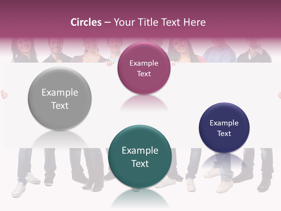 White Board Displaying PowerPoint Template