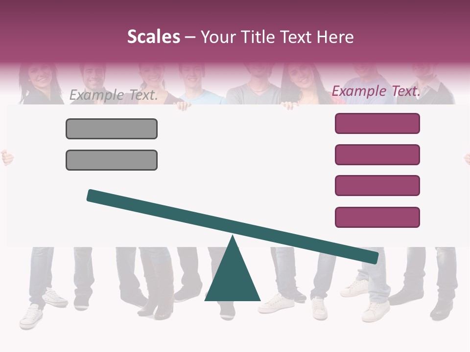 White Board Displaying PowerPoint Template