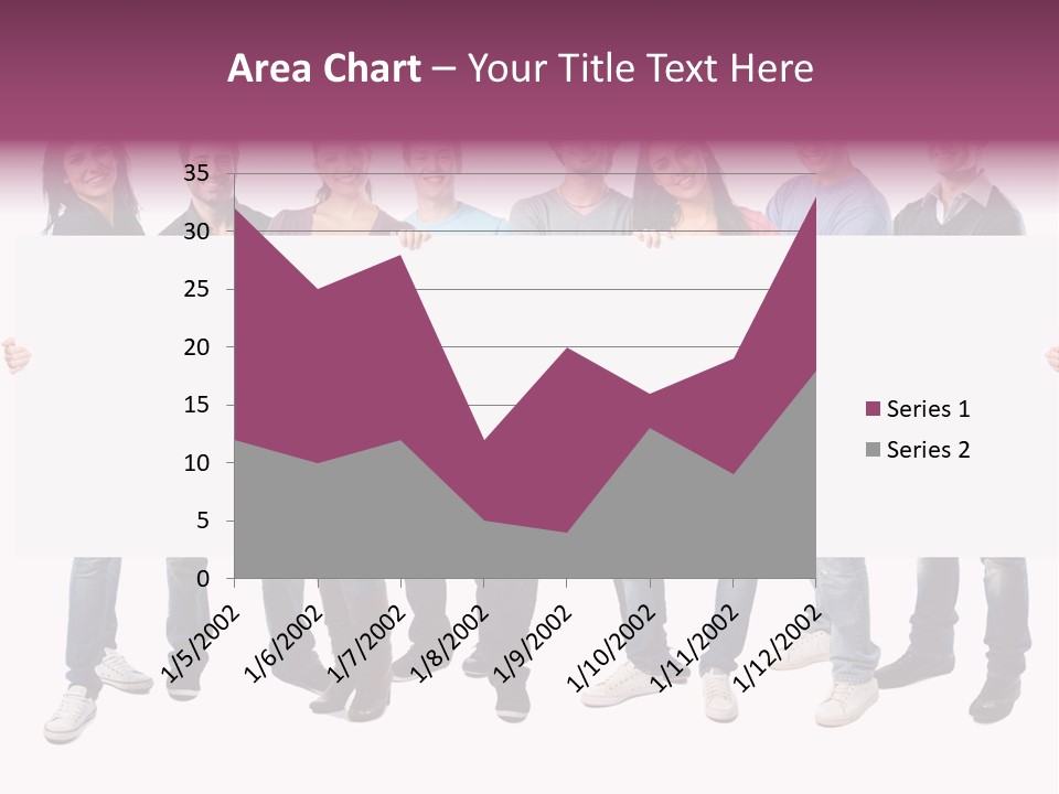 White Board Displaying PowerPoint Template