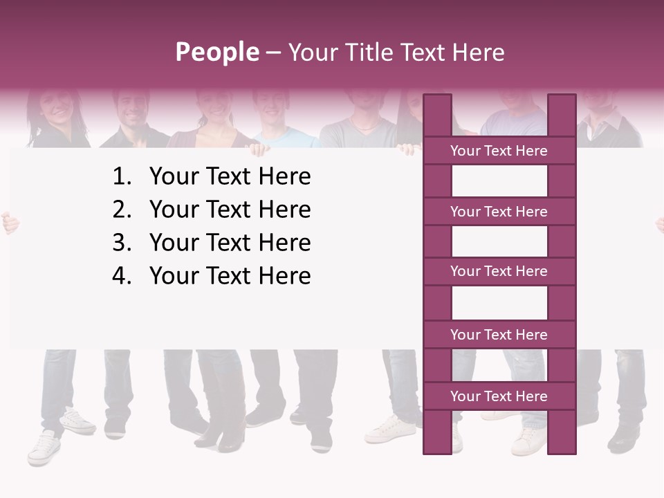 White Board Displaying PowerPoint Template