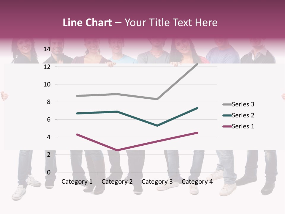 White Board Displaying PowerPoint Template