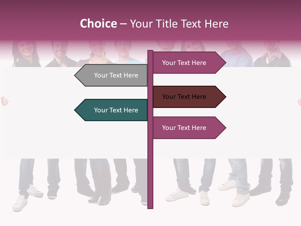 White Board Displaying PowerPoint Template