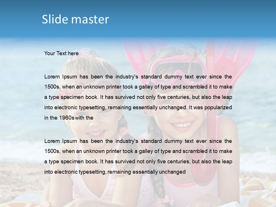 Tube Sport White PowerPoint Template