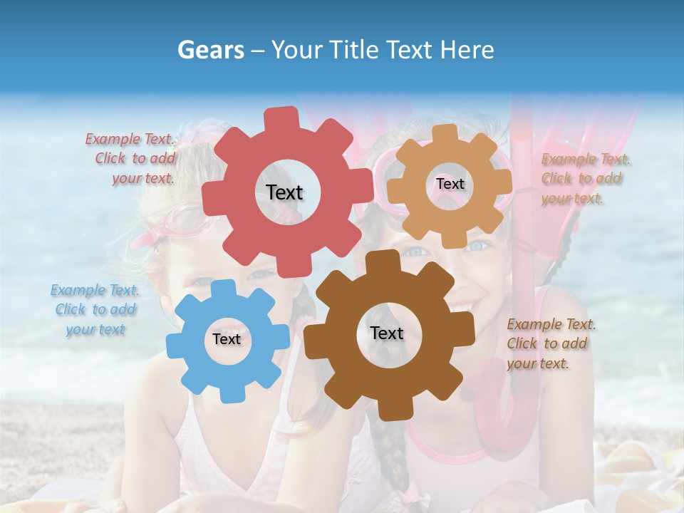 Tube Sport White PowerPoint Template