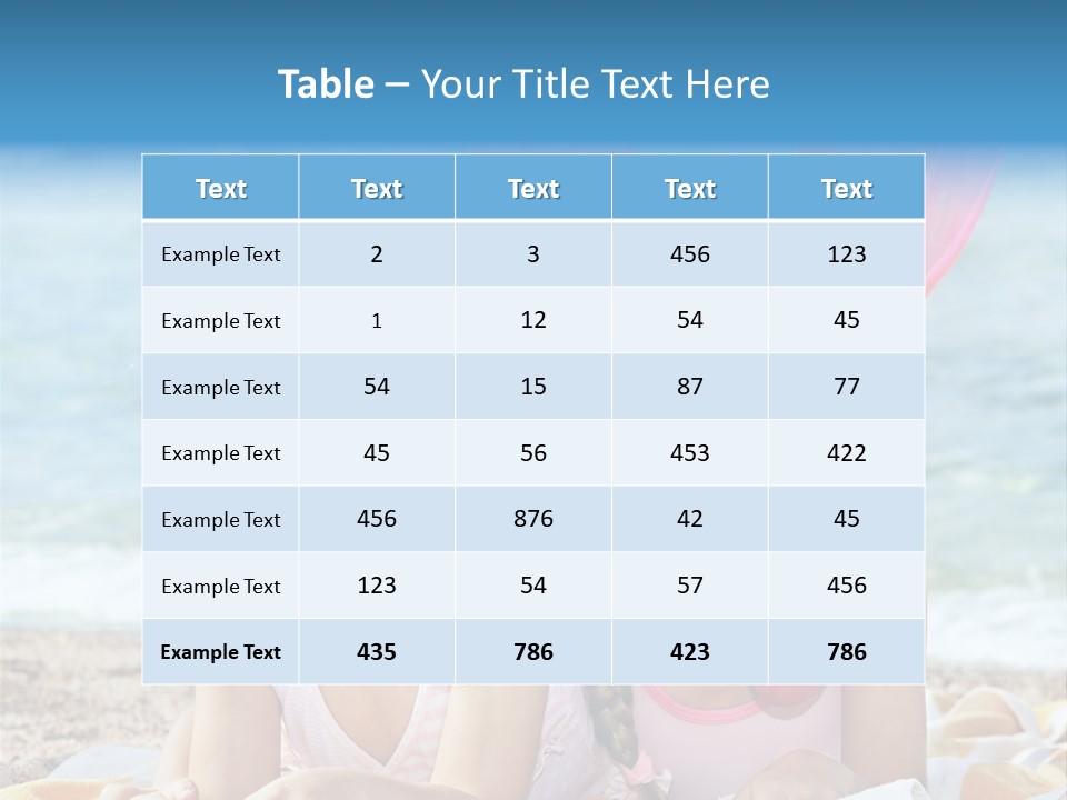 Tube Sport White PowerPoint Template