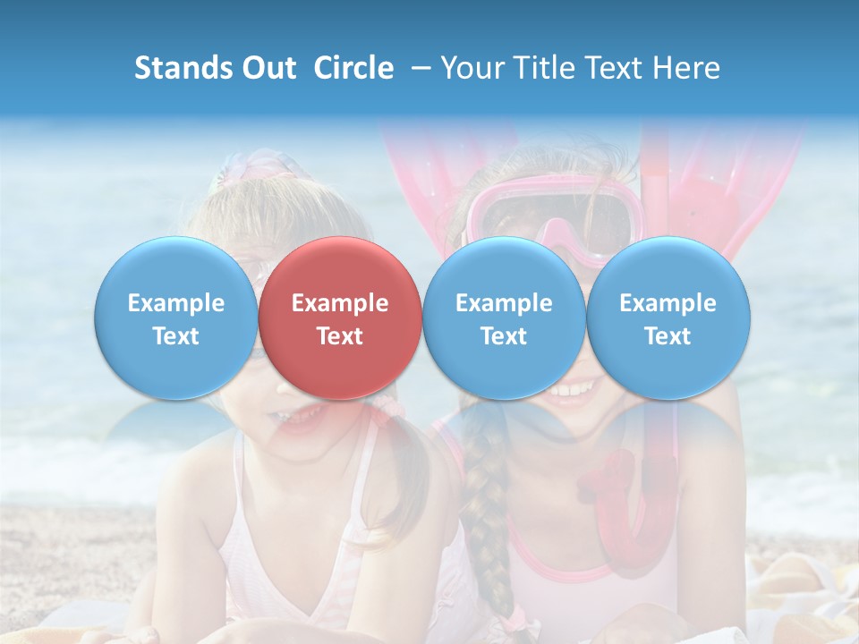 Tube Sport White PowerPoint Template
