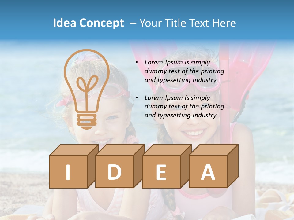 Tube Sport White PowerPoint Template