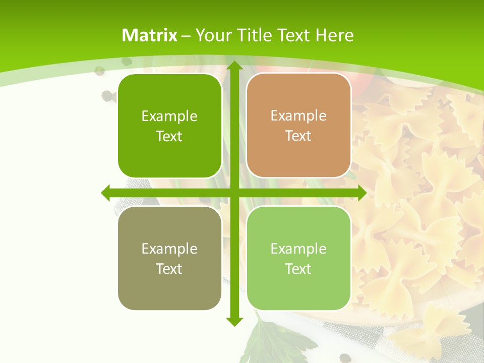 Prepared Vegetarian Plant PowerPoint Template