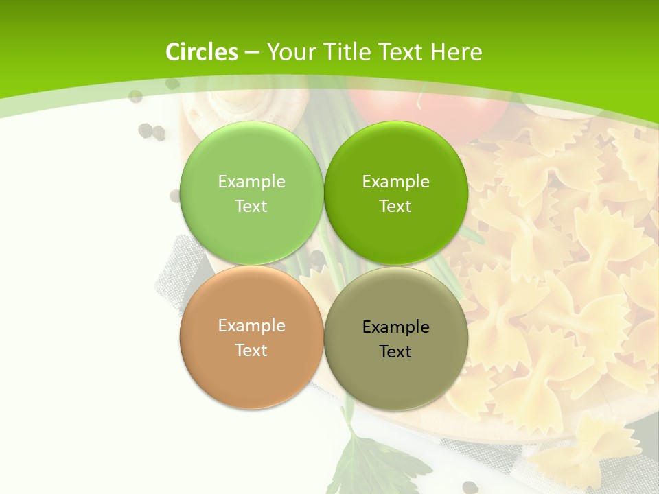 Prepared Vegetarian Plant PowerPoint Template