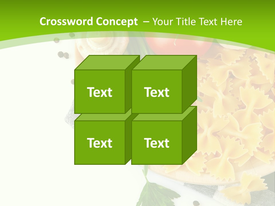 Prepared Vegetarian Plant PowerPoint Template