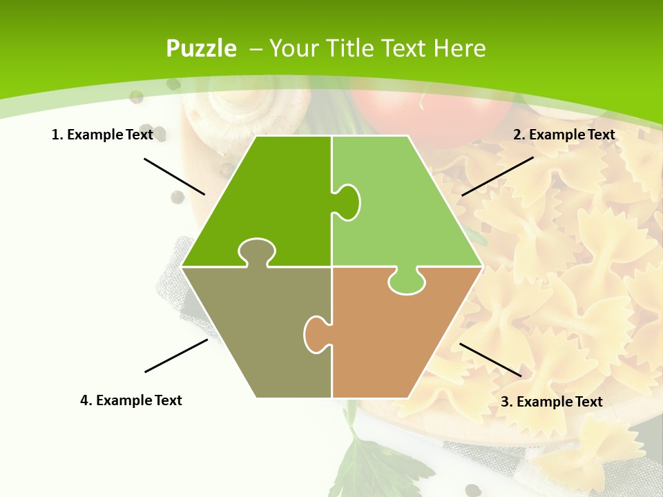 Prepared Vegetarian Plant PowerPoint Template