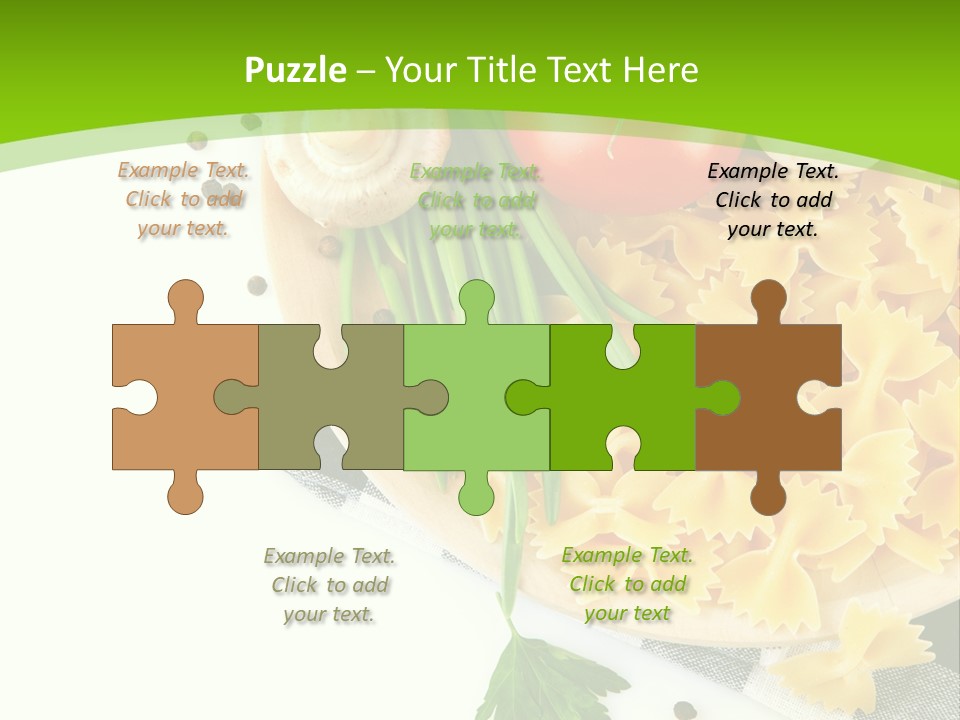 Prepared Vegetarian Plant PowerPoint Template