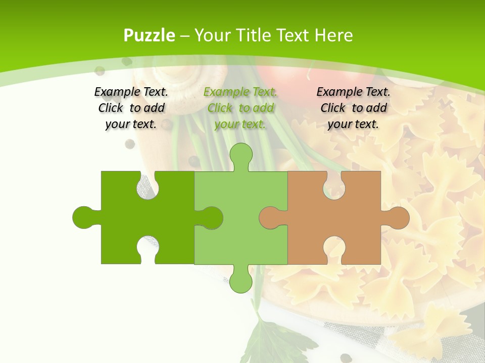 Prepared Vegetarian Plant PowerPoint Template