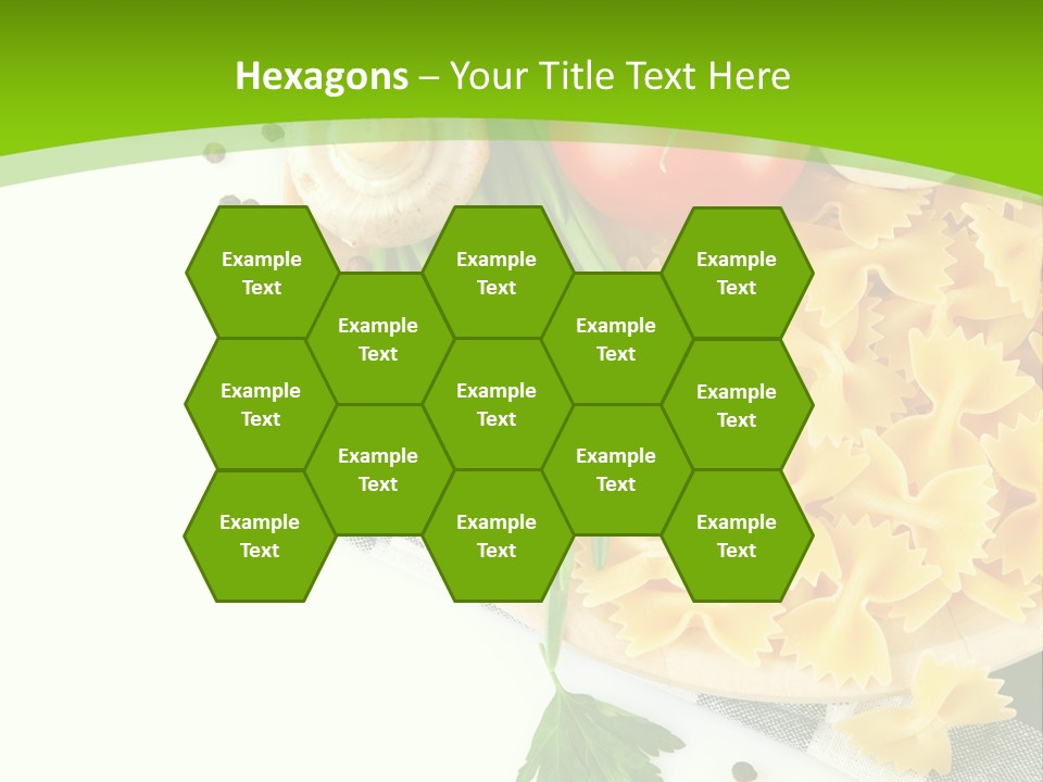 Prepared Vegetarian Plant PowerPoint Template