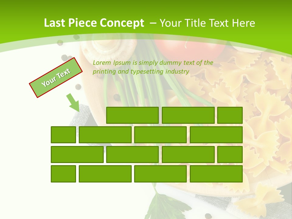 Prepared Vegetarian Plant PowerPoint Template
