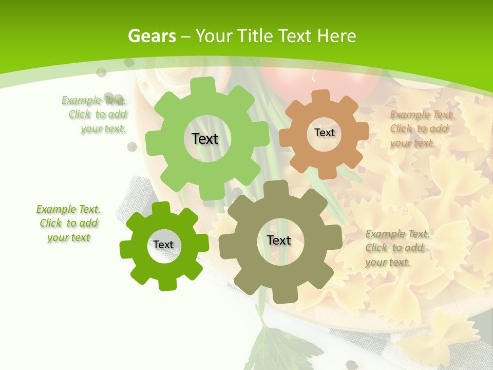 Prepared Vegetarian Plant PowerPoint Template
