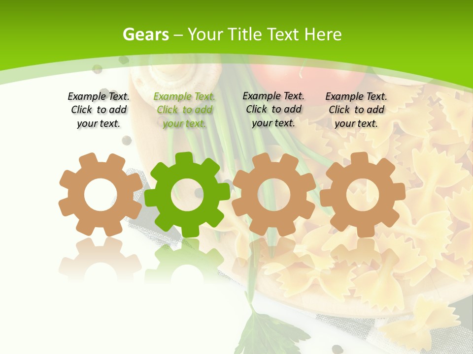 Prepared Vegetarian Plant PowerPoint Template