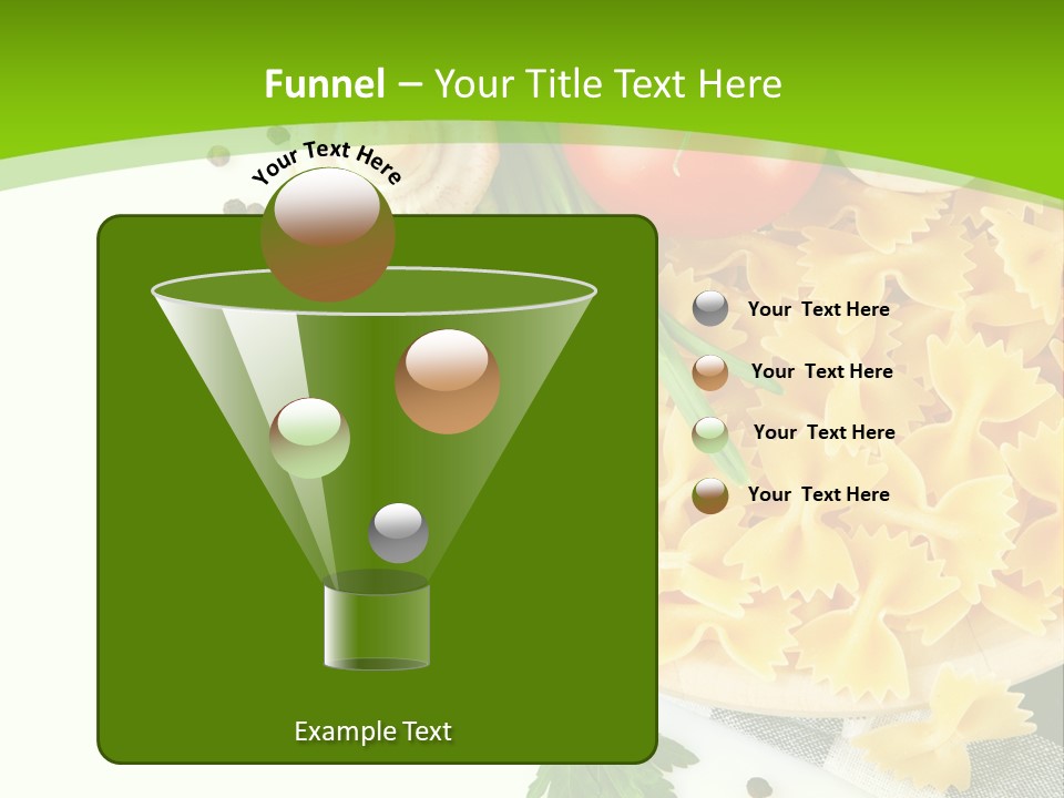 Prepared Vegetarian Plant PowerPoint Template