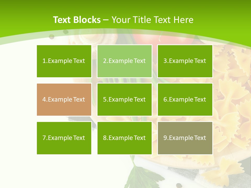 Prepared Vegetarian Plant PowerPoint Template