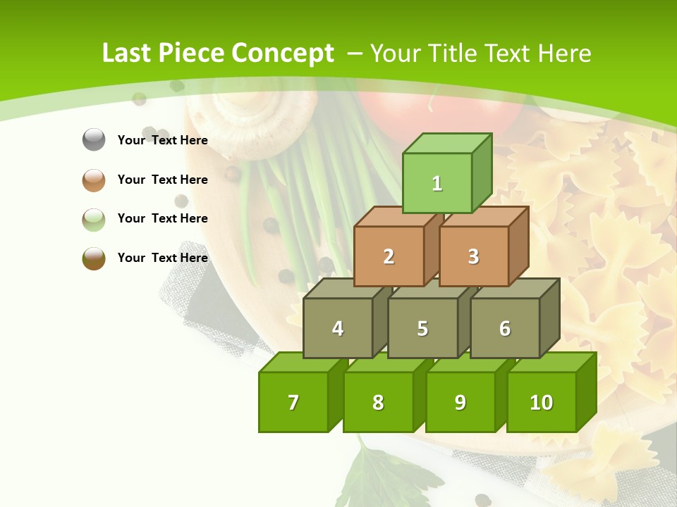 Prepared Vegetarian Plant PowerPoint Template