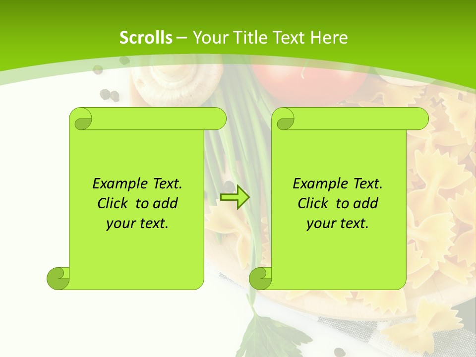 Prepared Vegetarian Plant PowerPoint Template
