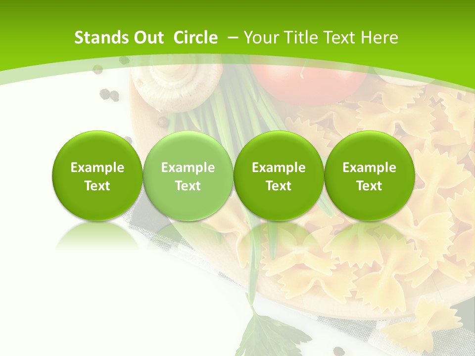 Prepared Vegetarian Plant PowerPoint Template