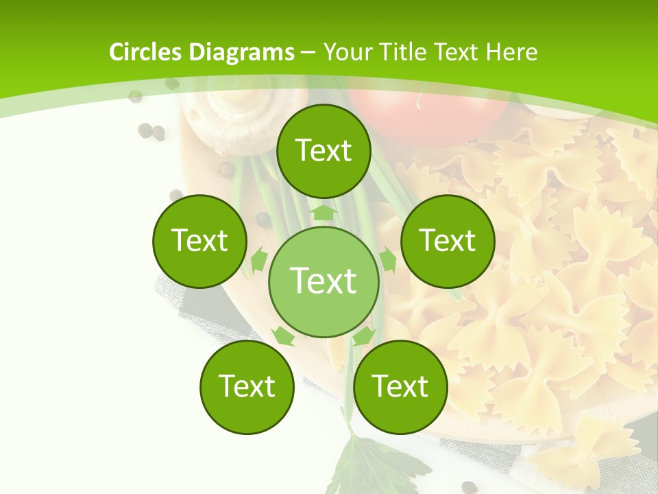 Prepared Vegetarian Plant PowerPoint Template