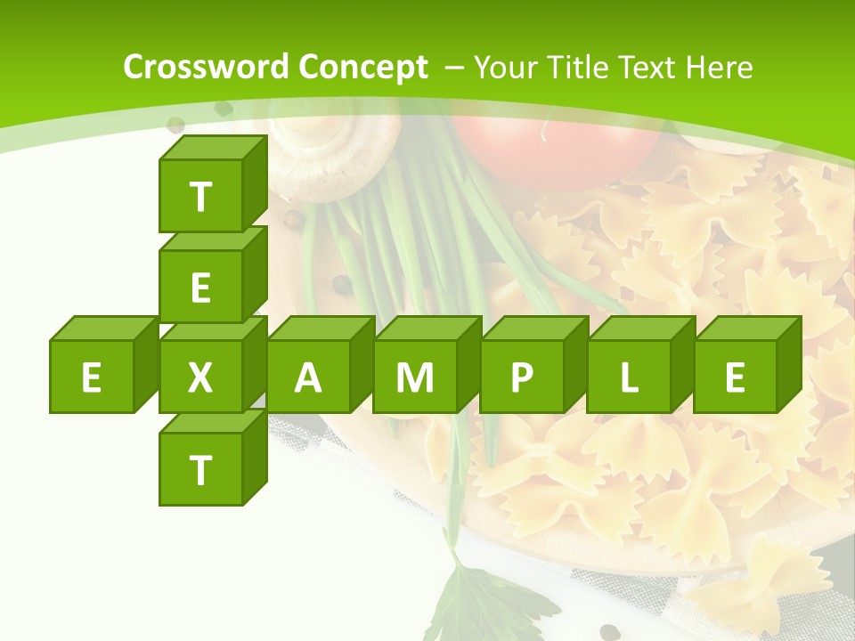 Prepared Vegetarian Plant PowerPoint Template