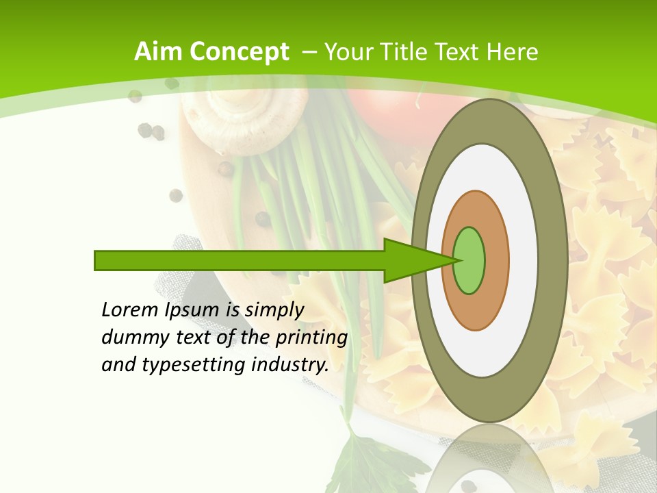 Prepared Vegetarian Plant PowerPoint Template