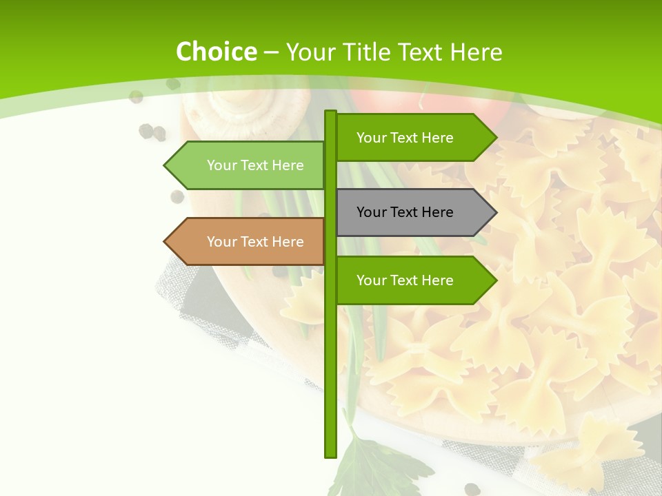 Prepared Vegetarian Plant PowerPoint Template