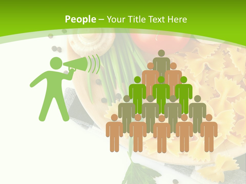 Prepared Vegetarian Plant PowerPoint Template