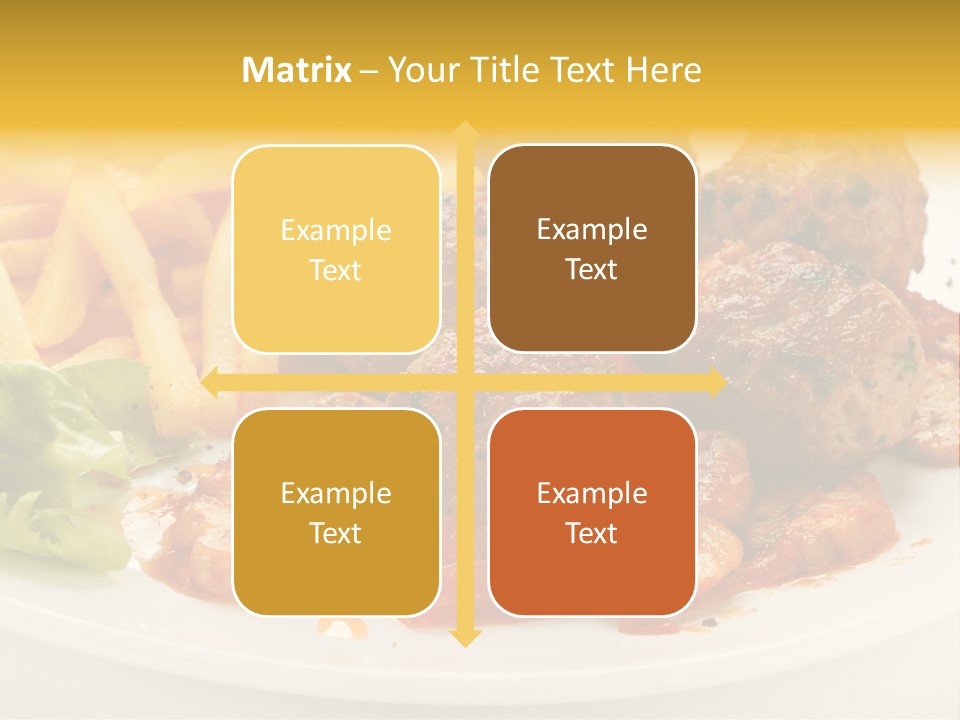 Potato Meal Meatball PowerPoint Template