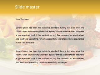 Potato Meal Meatball PowerPoint Template