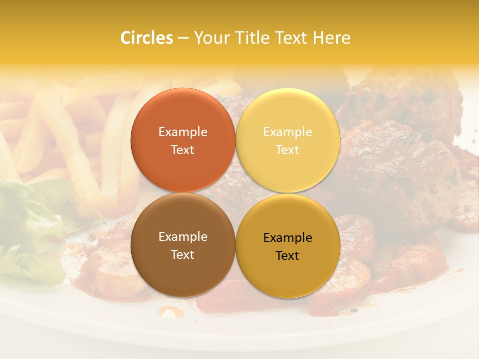 Potato Meal Meatball PowerPoint Template