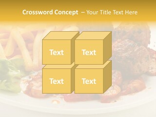 Potato Meal Meatball PowerPoint Template