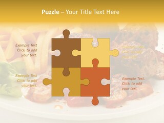 Potato Meal Meatball PowerPoint Template