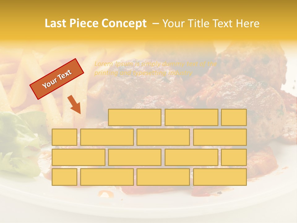 Potato Meal Meatball PowerPoint Template