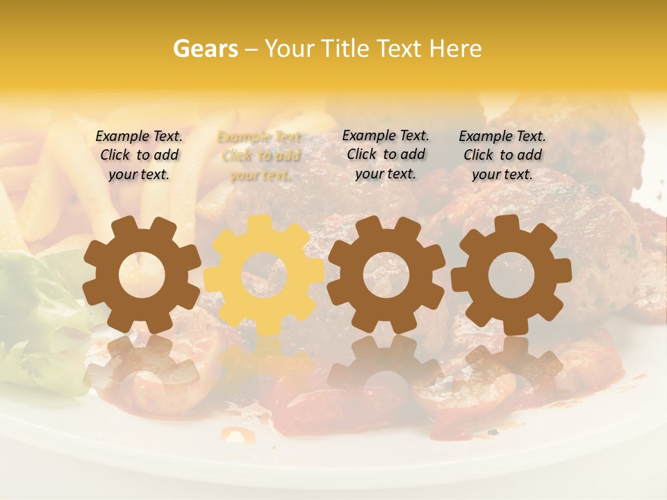 Potato Meal Meatball PowerPoint Template