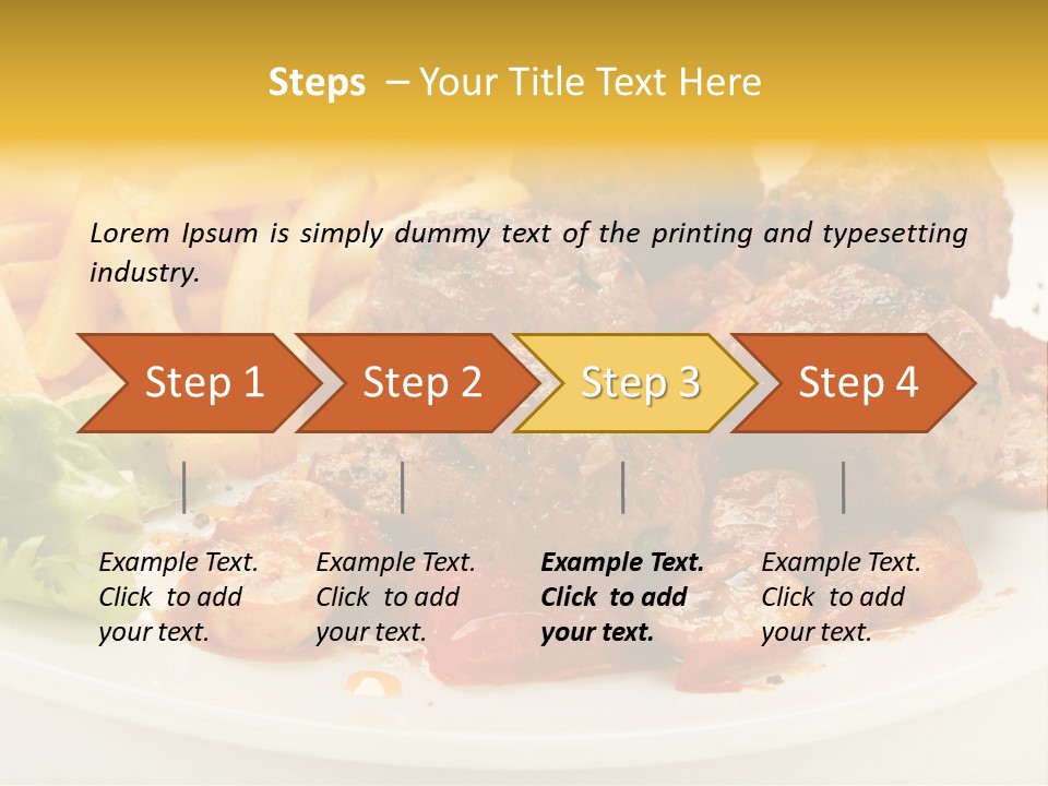 Potato Meal Meatball PowerPoint Template