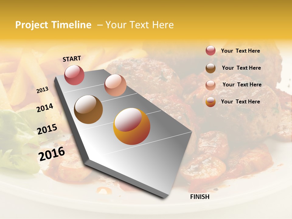 Potato Meal Meatball PowerPoint Template