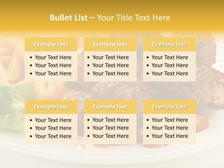 Potato Meal Meatball PowerPoint Template