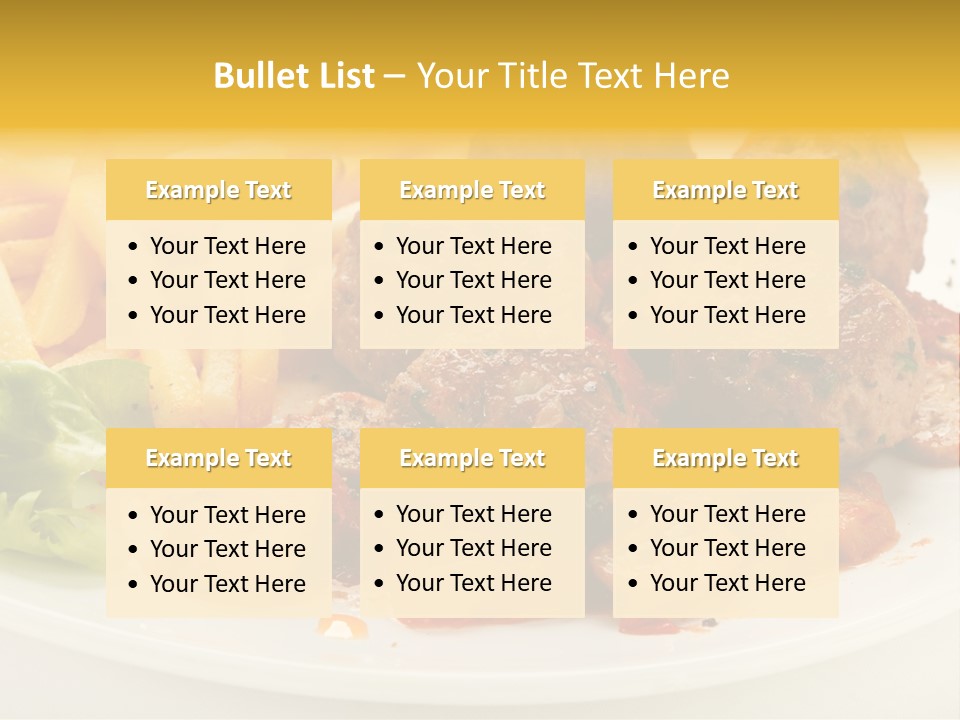 Potato Meal Meatball PowerPoint Template