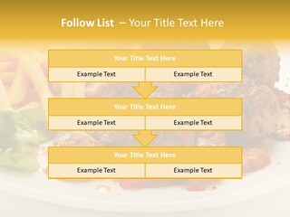 Potato Meal Meatball PowerPoint Template