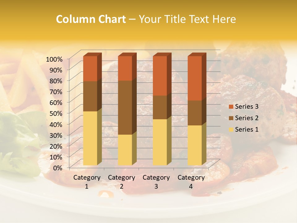 Potato Meal Meatball PowerPoint Template